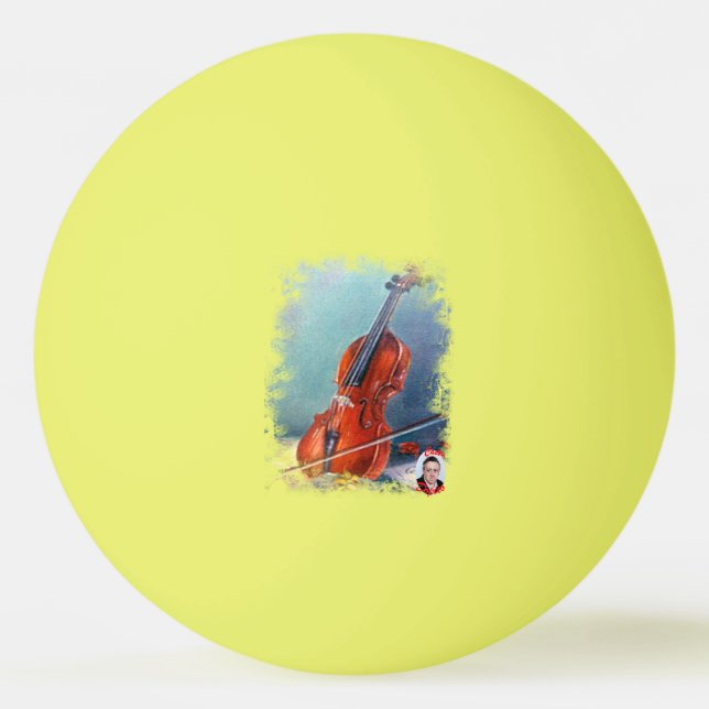 Violin Ping Pong Ball (Front)