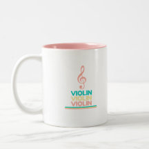 Violin Pink Treble Clef