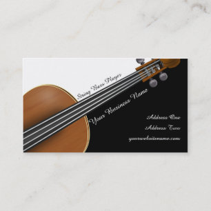 Violin Player Business Card