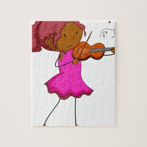 Violin player jigsaw puzzle