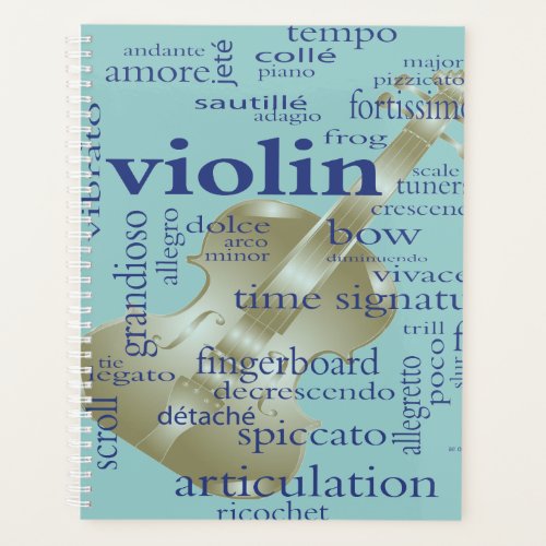 Violin Player Lesson Orchestra Planner