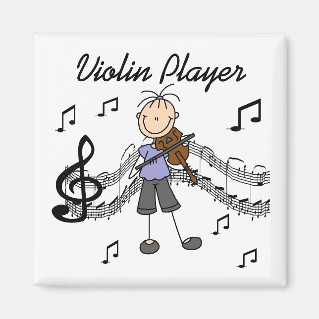 Violin Player Magnet (Front)