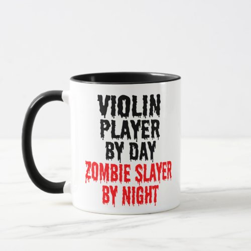 Violin Player Zombie Joke Mug