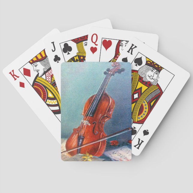 Violin Poker Cards (Back)