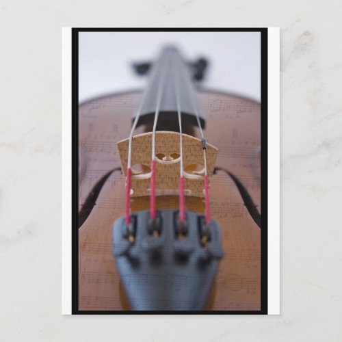 Violin Postcard