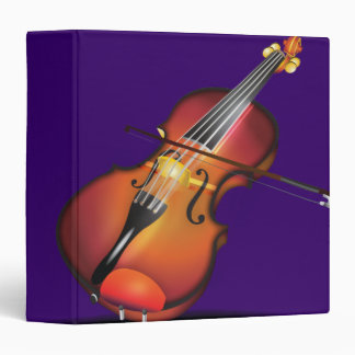 violin Purple Binder