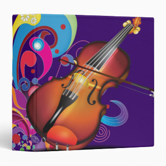 violin Purple Binder