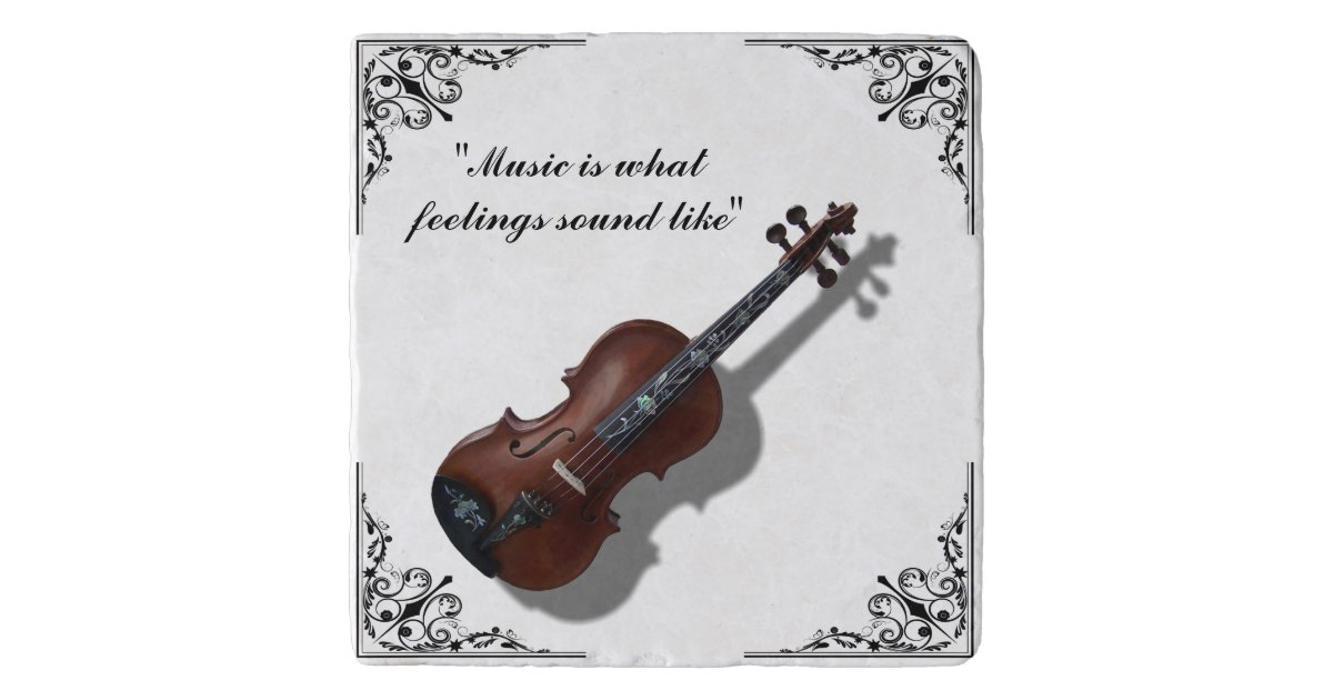 VIOLIN- QUOTE CREATE YOUR OWN TRIVET | Zazzle VIOLIN- QUOTE CREATE YOUR OWN TRIVET | Zazzle