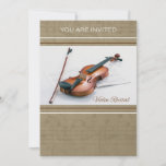 Violin Recital Invitation at Zazzle