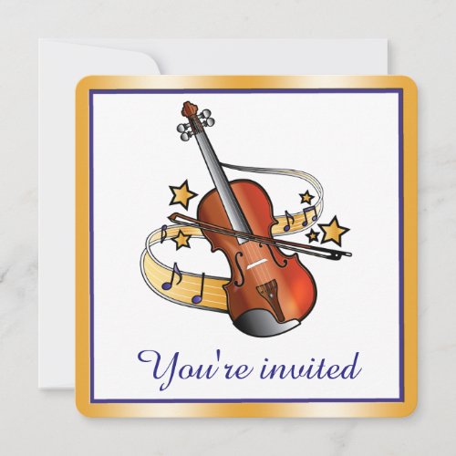 Violin Recital Invitation