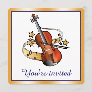Violin Recital Invitation