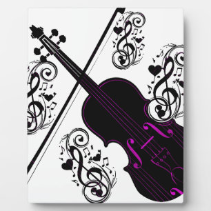 Violin,Rocking love_ Plaque