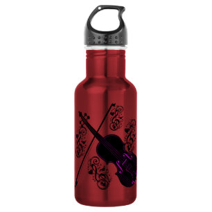 Violin,Rocking love_ Stainless Steel Water Bottle