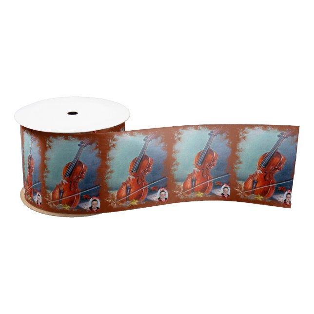 Violin Satin Ribbon (Spool)