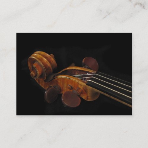 Violin Scroll ATC Business Cards