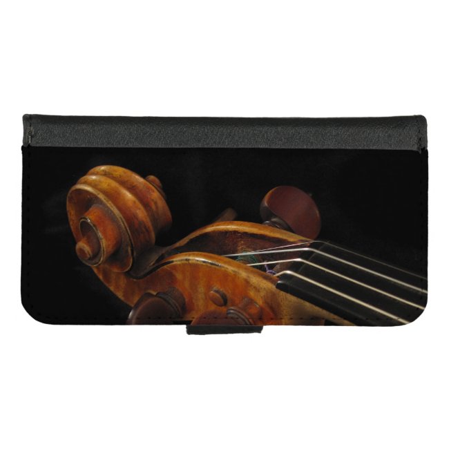 Violin Scroll Music iPhone 8/7 Wallet Case