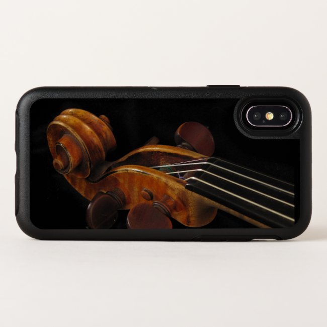 Violin Scroll Music OtterBox iPhone X Case