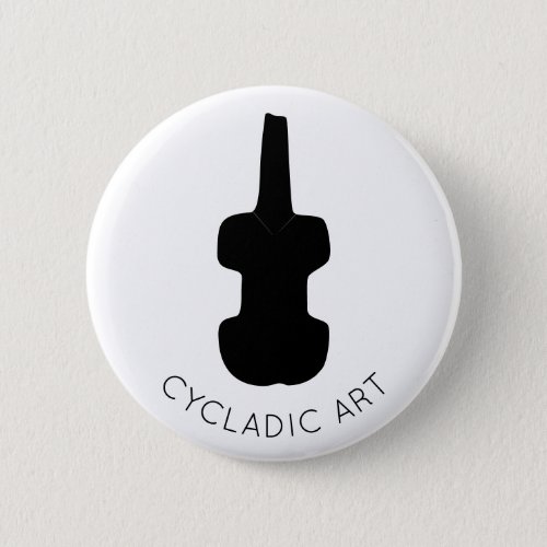Violin_shaped Cycladic Art Figurine Silhouette Button