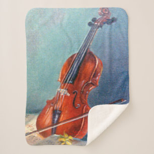 Violin Sherpa Blanket