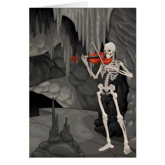 violin skeleton cards (Front)