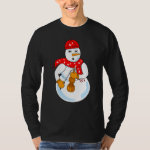 Violin Snowman T-Shirt