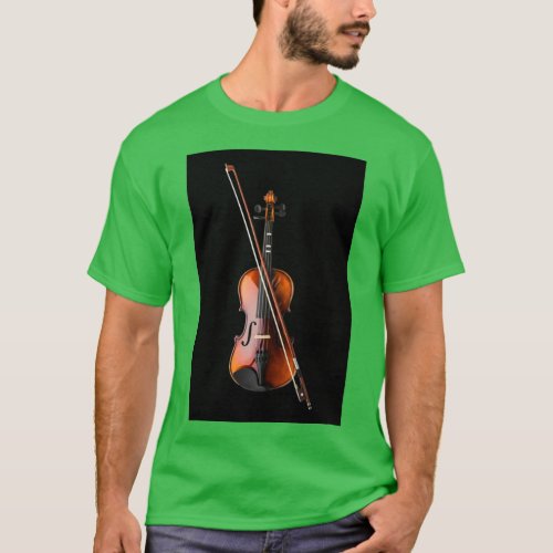 Violin Solo Sticker T_Shirt