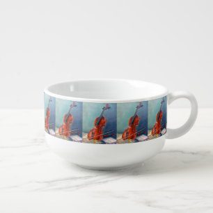 Violin Soup Mug