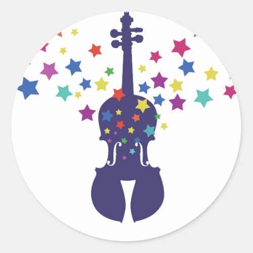 Violin Star Violin Stickers