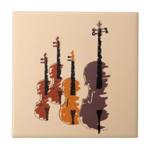 Violin String Instrument string quartet Ceramic Tile