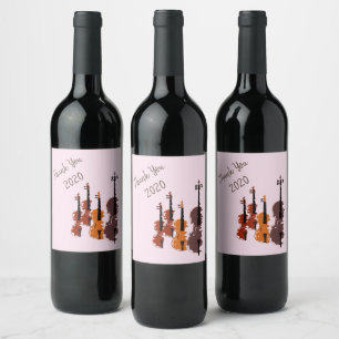 Violin String Instrument string quartet Wine Label