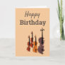Violin string quartet arty music card