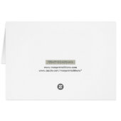 Violin Sunflower Cards (Back Horizontal)