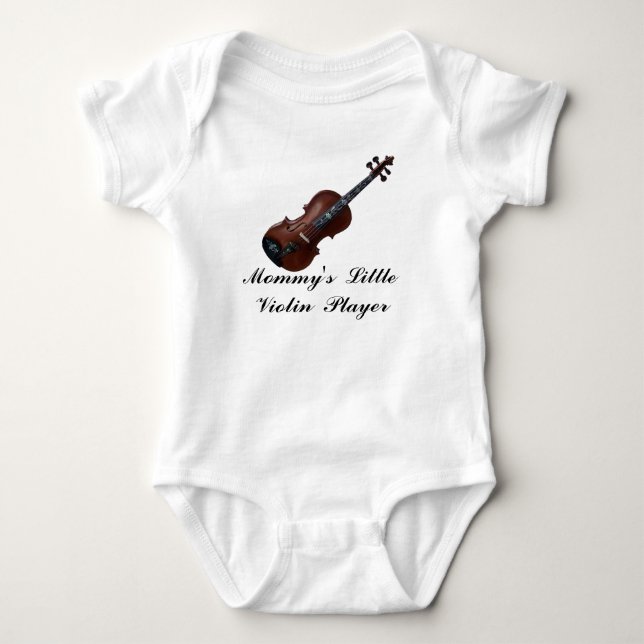 VIOLIN-T-SHIRT BABY BODYSUIT (Front)