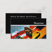 Violin Teacher Player Studio Music Musician Business Card (Front/Back)