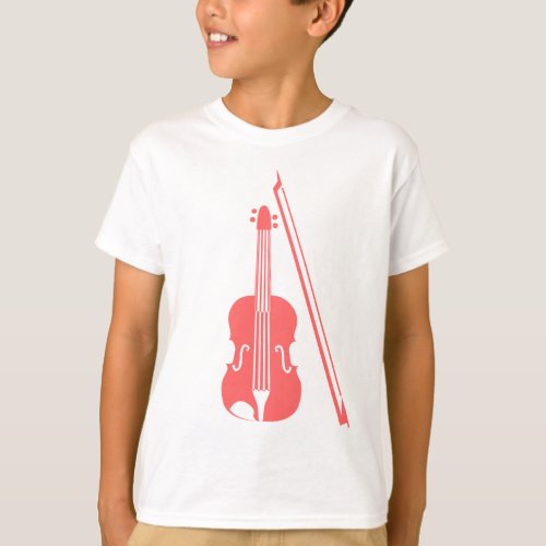 Violin _ Tropical Pink T_Shirt