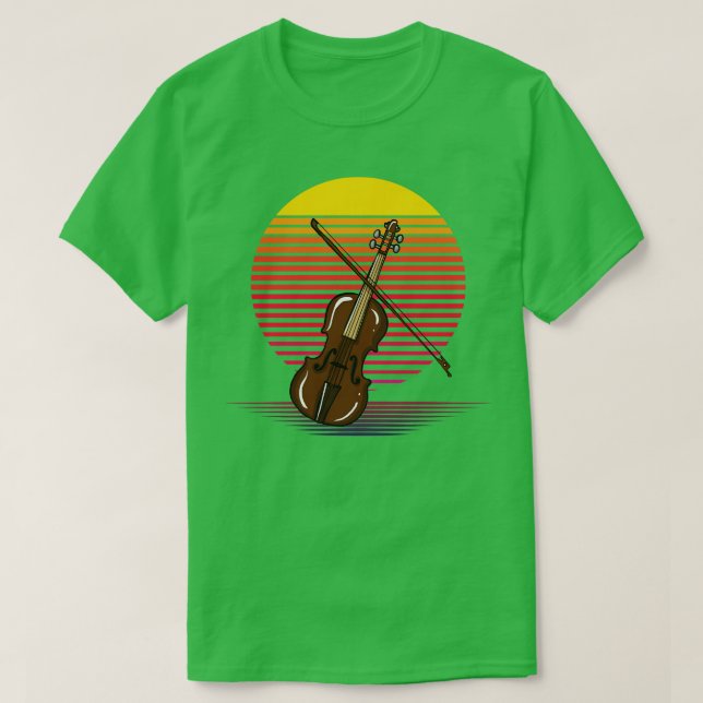 Violin Vapor T-Shirt (Design Front)