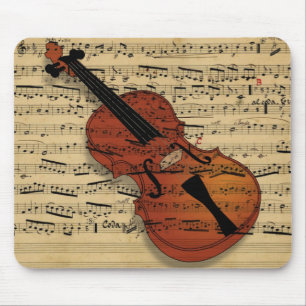 Violin Vintage Music Mouse Pad