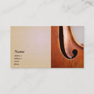 Violin / Viola Business Card