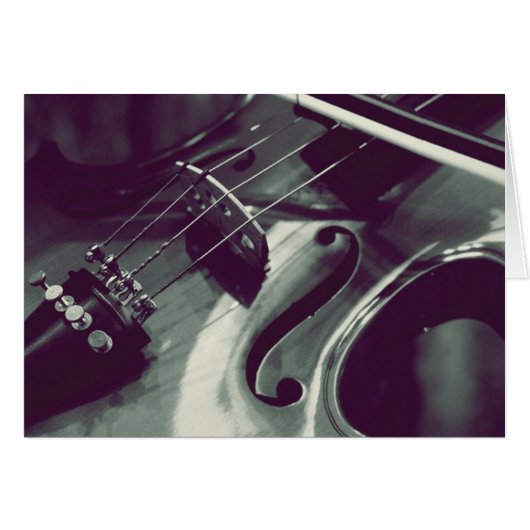 Violin Viola Cello l Photography Cards (Front Horizontal)