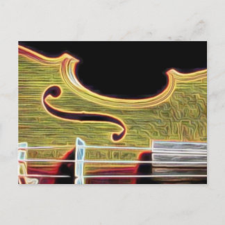 Violin, Viola, Cello? Postcard