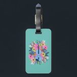 Violin/Viola Flower Case Tag/ Personalized Luggage Tag<br><div class="desc">Customize your violin or viola case with a case tag so you can find your case during your next rehearsal! Features a flower violin design and a customizable place for your name on the front and a violin flower design on the back.</div>