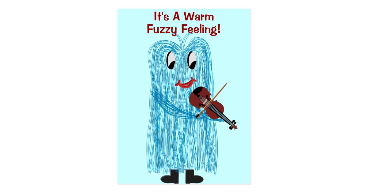 Violin Amp Viola Get A Warm Fuzzy Feeling Postcard