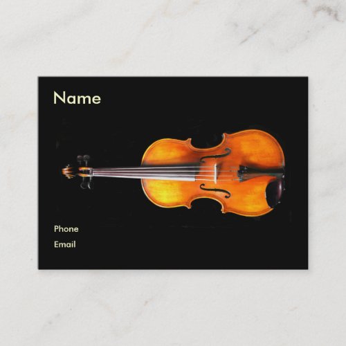 Violin/viola Profile Card by Leslie Harlow Business Card