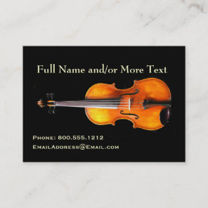 Violin/Viola Profile Card by Leslie Harlow