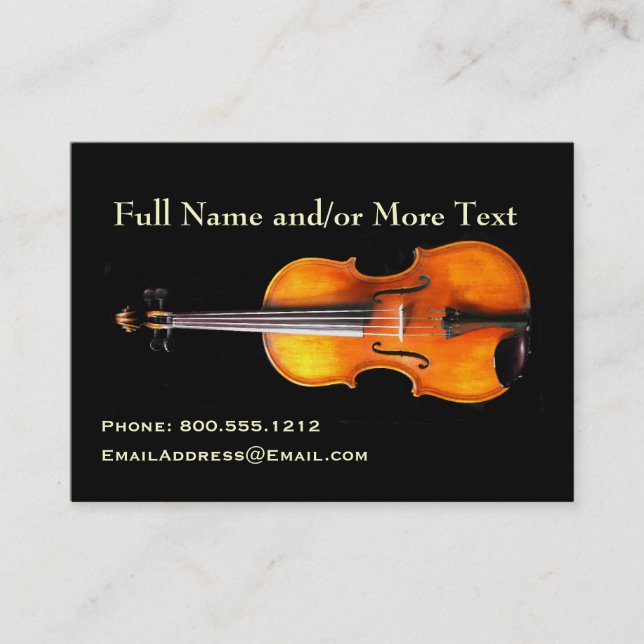 Violin/Viola Profile Card by Leslie Harlow (Front)