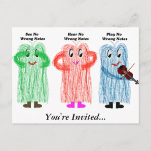 Violin & Viola Recital / Concert Invitations