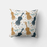 Violin Viola String Instrument Orchestra Music Throw Pillow