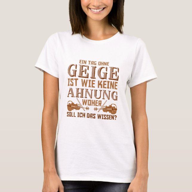 violin violin player violin player T-Shirt (Front)