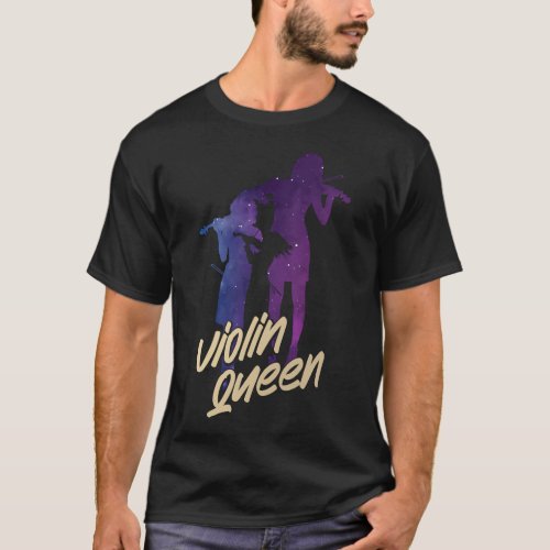 Violin Violinist Violin Queen Girl T_Shirt