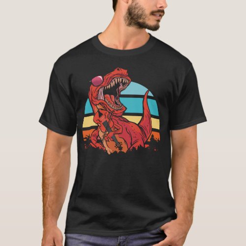 Violin Violinist Violin T_Rex T_Rex Dinosaur T_Shirt